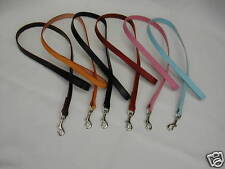 Leather dog leads, various