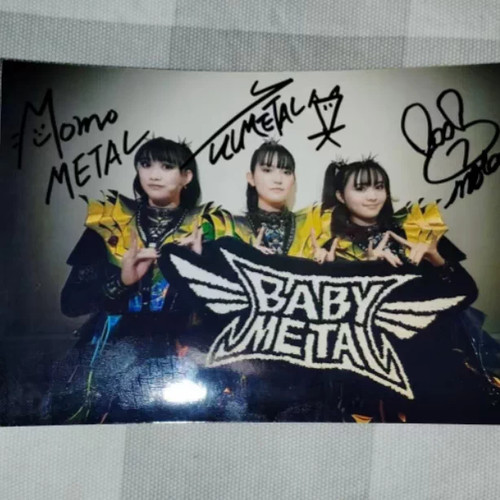 Babymetal autographed signed - autographed,