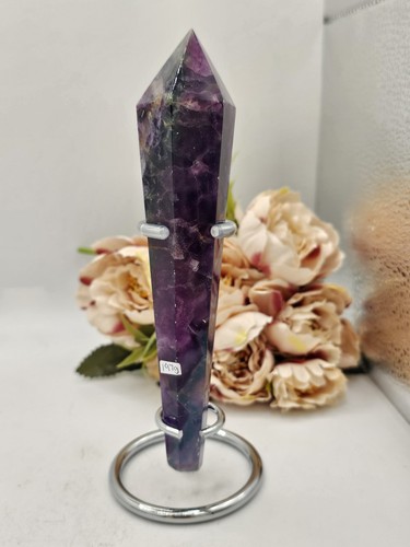 Purple rainbow fluorite - rainbow,