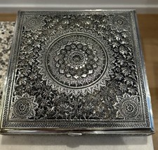 XXL Persian Silver Box With
