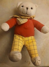 LARGE PLUSH RUPERT THE BEAR 1990’s WITH TAGS Golden Bear Brand