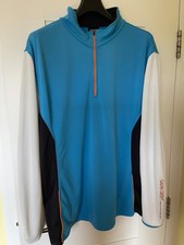 GALVIN GREEN INSULA GOLF  WARM LAYER 1/4 Zip SIZE 3XL BLUE BLACK WHITE & ORANGE 