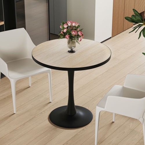 Round dining table - round, with