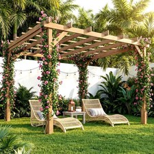 3 x 3 m Wooden Pergola Kit