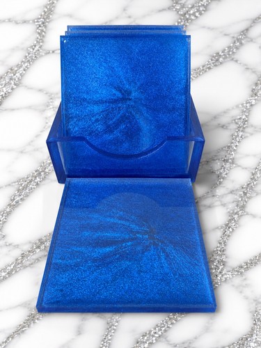 Handmade resin coaster - resin,