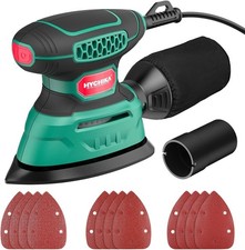 HYCHIKA 140W Detail Electric Sander, 13000 OPM Mouse Sander Efficient Dust