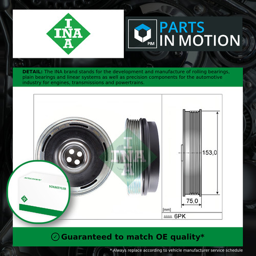 Crankshaft pulley fits - (tvd),