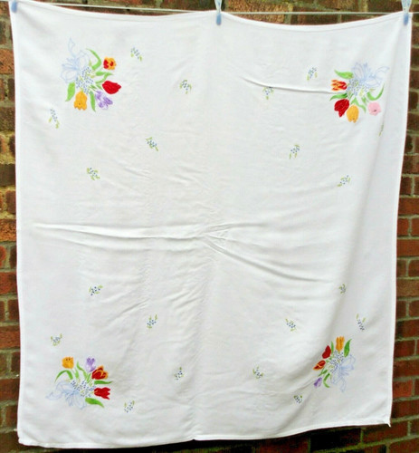 Large vintage square white - large,