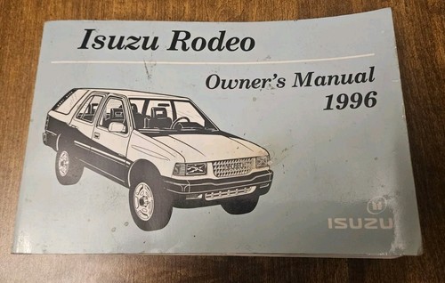 1996 isuzu rodeo owners - isuzu, manual
