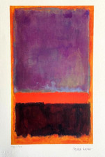 Mark Rothko Lithograph COA