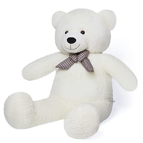 100cm white giant teddy - 100cm,