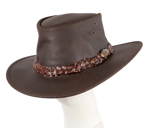 Brown jacaru oiled leather - brown,