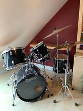 Premier Olympic Black Drum Kit w/ MCS Cymbal Pack and Hardware