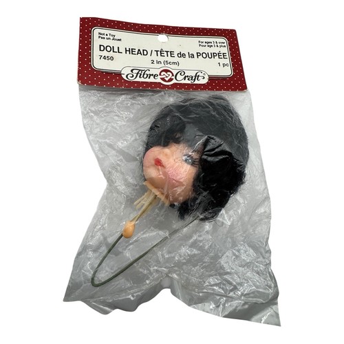 Vintage fibre craft doll - doll, head