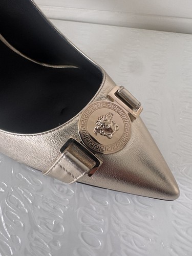 Versace women leather pumps - versace, women's
