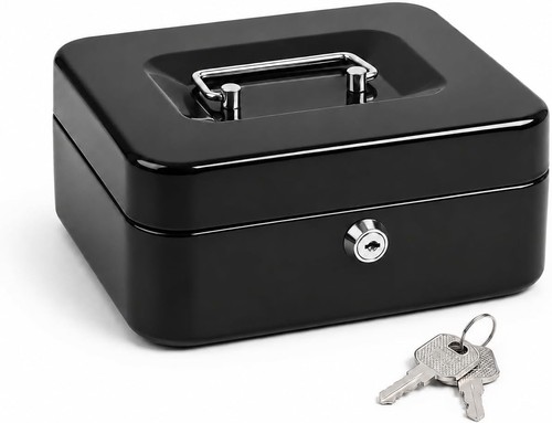 Money cash box with keys - money, 2