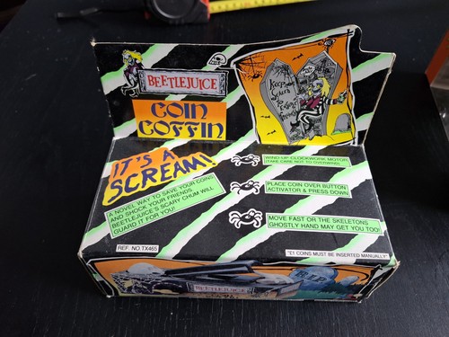 Beetle juice coin coffin - beetle, 1989