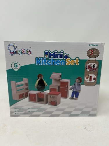Mini kitchen set wooden - kitchen,