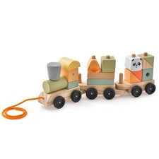 Wooden Train Set 3-Section Toy