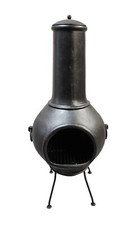 Solid cast iron chimenea - solid,