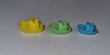 Dolls house childrens toys - 3 toy boats  - 1/12  scale - miniatures