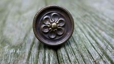 Vintage Decorative Small Brass Pull Door Drawer Knob Handle Project 20-20