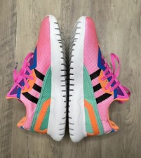Adidas Flex J Hyper Pop Sneaker Shoe Art FX5332 Youth Size 5.5Y Women’s 7 EUC