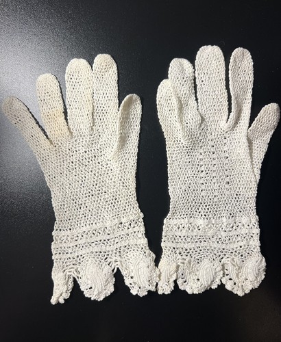 Vintage 1940s white lace - white,