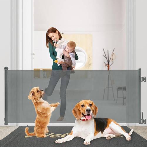 Retractable stair gate for - gate,