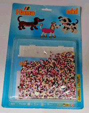 Hama Mini Beads Three Dogs Pack Gift Set Pegboards Activity