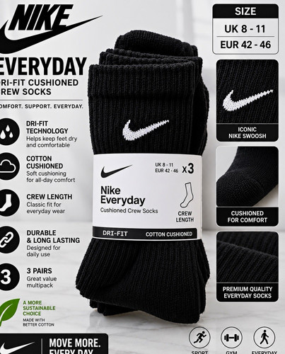 Nike everyday dri - nike, dri-fit