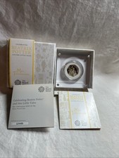 BEATRIX POTTER Mrs Tittlemouse ROYAL MINT SILVER PROOF 50p Pence COIN Boxed COA