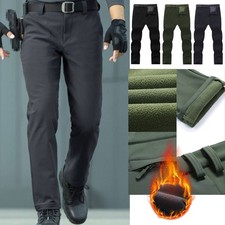 Mens Cargo Trousers Fleece