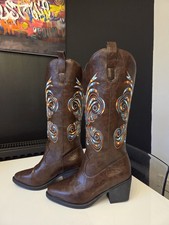 Cowgirl Cowboy Boots Size 4