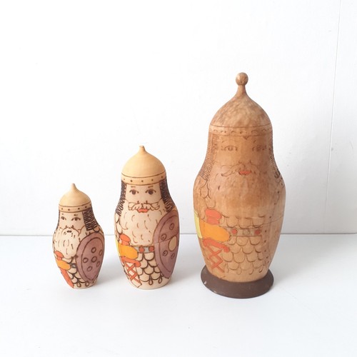 Vintage wooden matryoshka ussr - vintage,