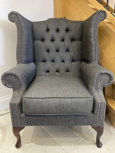Queen anne chesterfield chair - chesterfield,