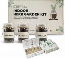 Set of 3 Indoor Herb Garden in