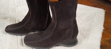 Barrats Brown Suede Boots Size