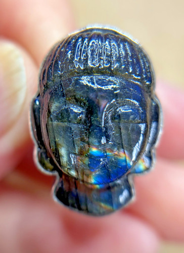 Sterling silver labradorite - silver,