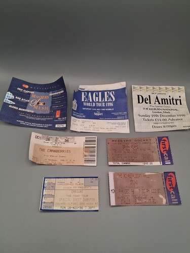 Used concert ticket stubs - concert,