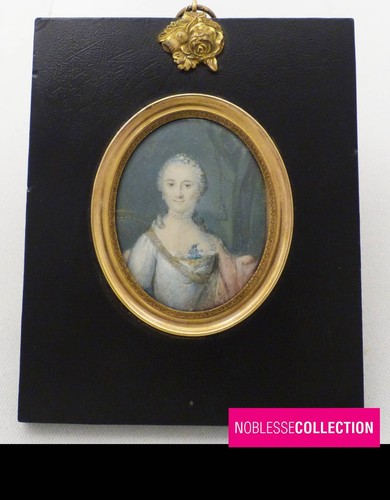 Antique french lady portrait - antique,
