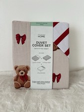 Primark Cream Teddy Bear Red