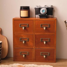 Library Card Catalog Cabinet