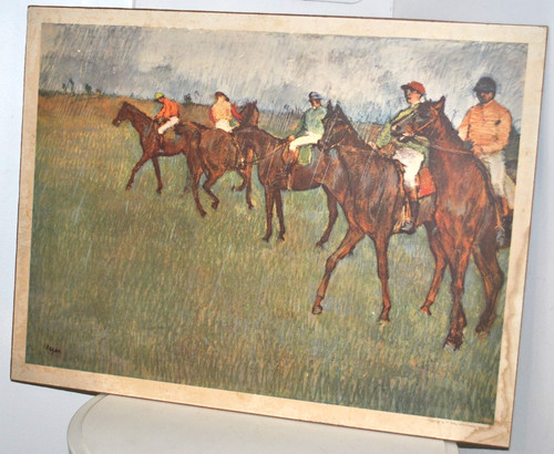 Edgar degas print jockeys in - print-, 'jockeys