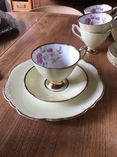 Clare yellow bone china - china, tea