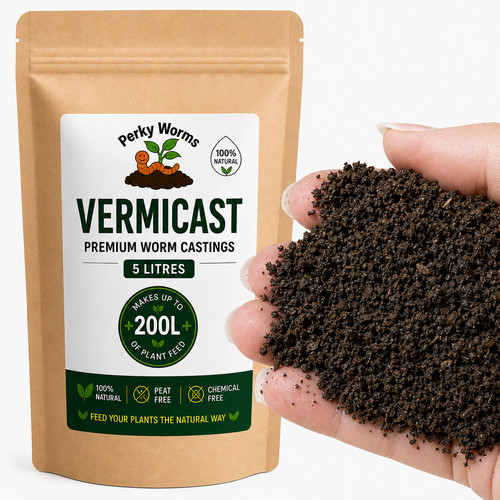 Premium worm castings - castings, 5l