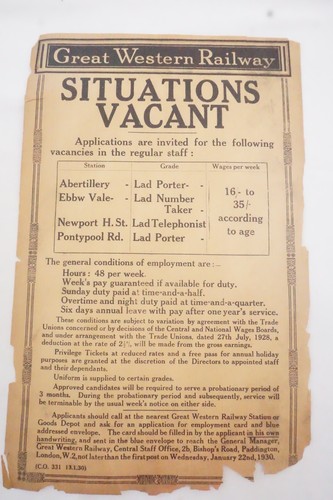 1930 situations vacant - 1930,