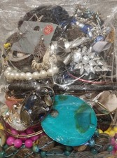 Vintage Mixed Costume Jewellery Lot craft or wear.