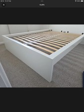 IKEA king size Bed Frame White