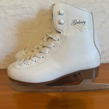 SFR Galaxy Ice Skates Size 2 UK  Women's  Ladies Figure Skates White Size 34 EU
